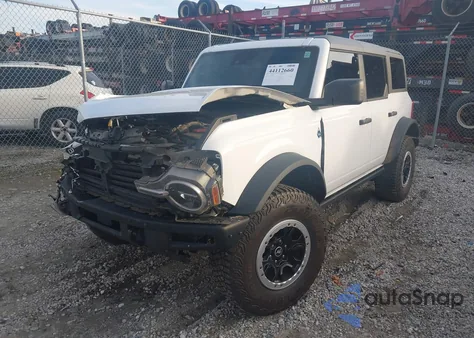 2024 Ford Bronco Black Diamond z USA, uszkodzony, nr VIN 1FMEE1BH9RLA64061